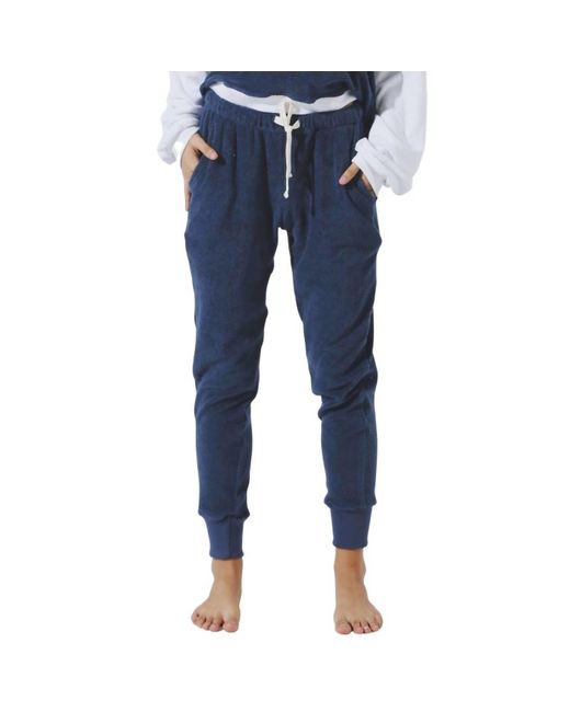 Electric and Rose Blue Hart Terry jogger