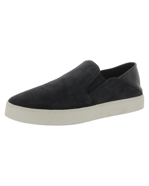 Vince Black Faux Suede Walking Casual And Fashion Sneakers