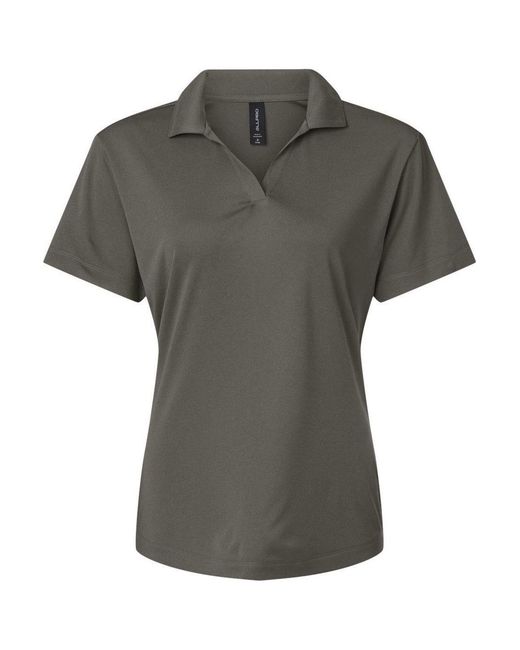 AllPro Gray Pro-Lock Performance Polo