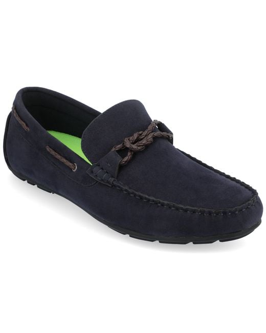 Vance Co. Blue Tyrell Driving Loafer for men