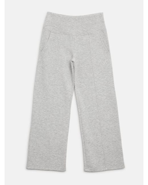 Guess White Sher Active Wide-Leg Pants (7-14)