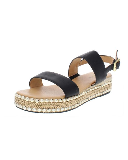 Seven Dials Berenice Faux Leather Espadrille Slingback Sandals | Lyst