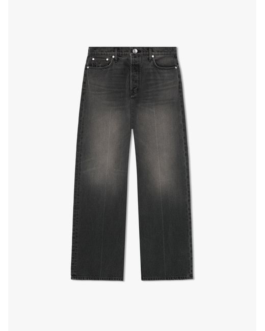 Rhude Gray Wide Leg Denim for men