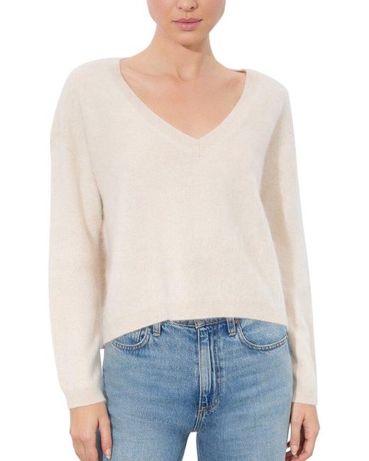 Alice + Olivia White Williams Easy Pullover