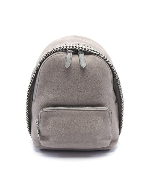 Stella McCartney Falabella Mini Rucksack Backpack Rucksack Fake Leather Gray