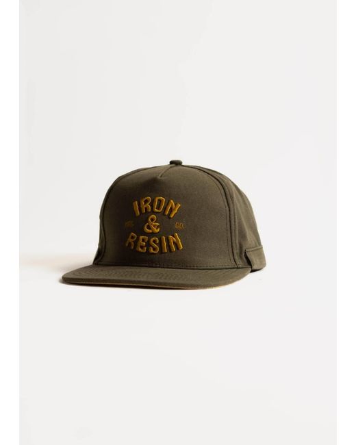 Iron & Resin Green Carpenter Hat for men