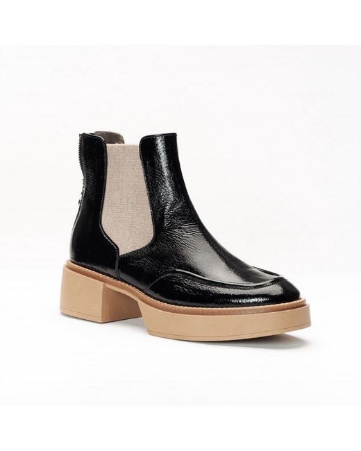 Softwaves Black Beryl Platform Booties