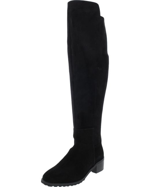 Blondo Sierra Faux Suede Tall Knee-high Boots in Black | Lyst