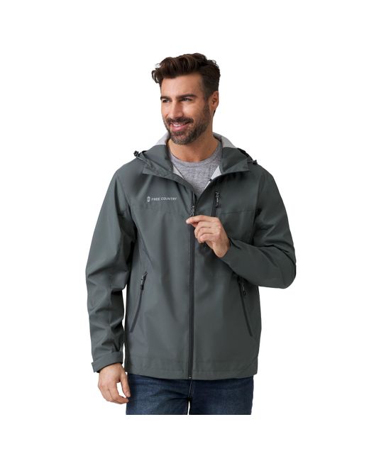 Free Country Gray Hydro Lite Status Jacket for men