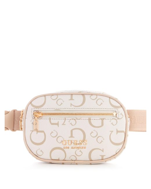 Guess Factory Luella G Logo Fanny Pack in White | Lyst