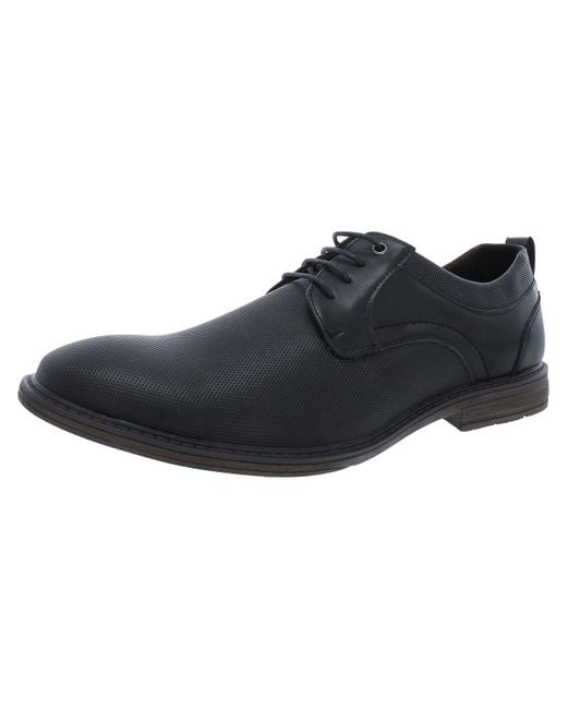 New York & Company Blue Faux Leather Oxfords for men