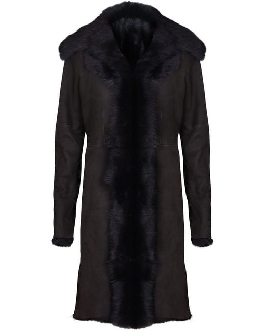 Infinity Leather Women's Black Toscana Sheepskin Suede Trench Coat-Tbilisi