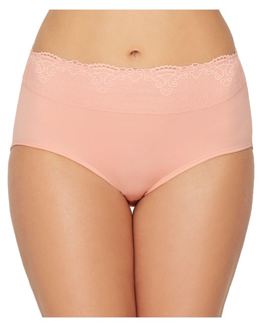 Bali Pink Smooth Passion For Comfort Lace Brief