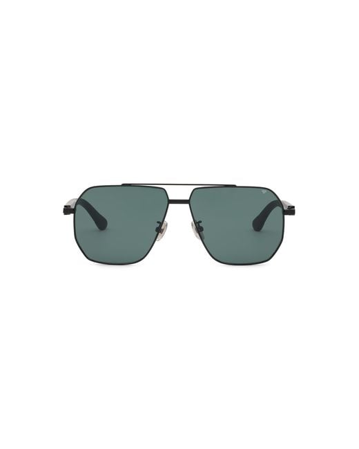 Philipp Plein Green Sunglasses for men