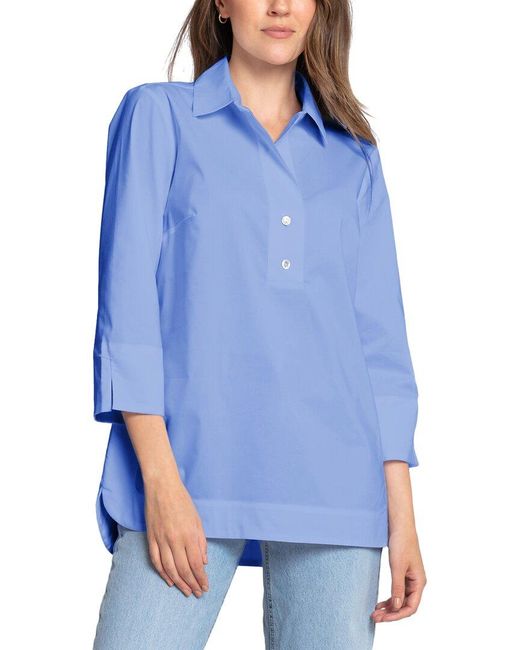 Hinson Wu Blue Aileen Tunic