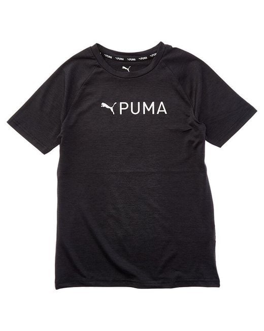 PUMA Black Active Essentials Pack Performance T-Shirt for men