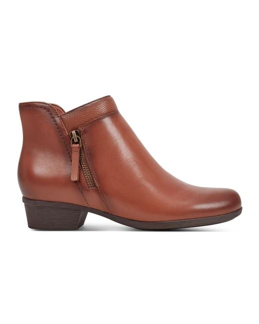 Rockport Brown Carlybootie