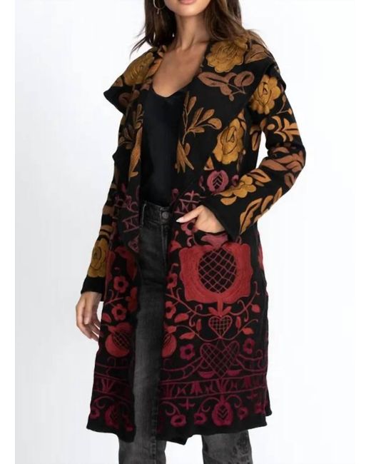 Johnny Was Selene Duster in Red Lyst