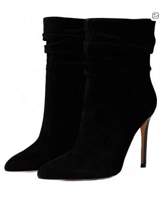 Marc Fisher Black Rayya Suede Leather Boots