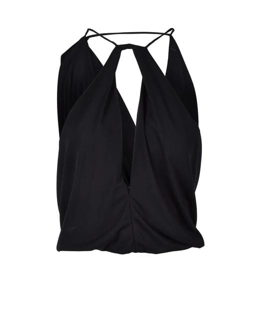 Dondup Black Polyester Top