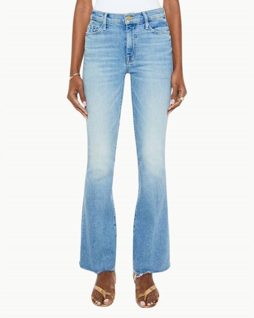 Mother Blue Weekender Fray Jean