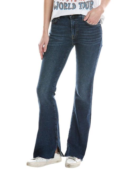 7 For All Mankind Blue Tailorless Bootcut Deep Soul Jean