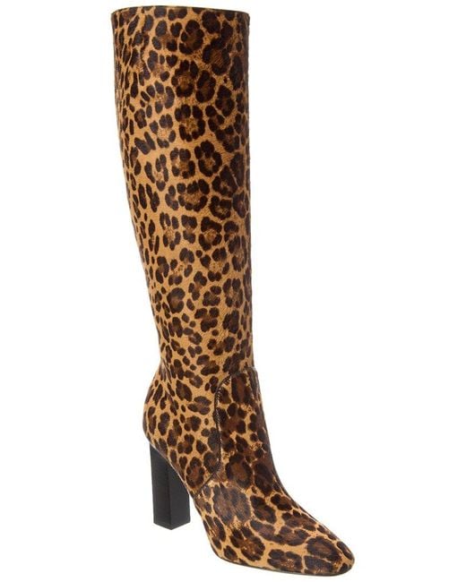 Michael Kors Brown Carly Runway Haircalf Knee-High Boot