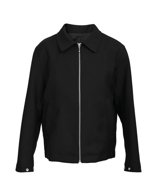 Sandro Black Zip-Up Jacket for men