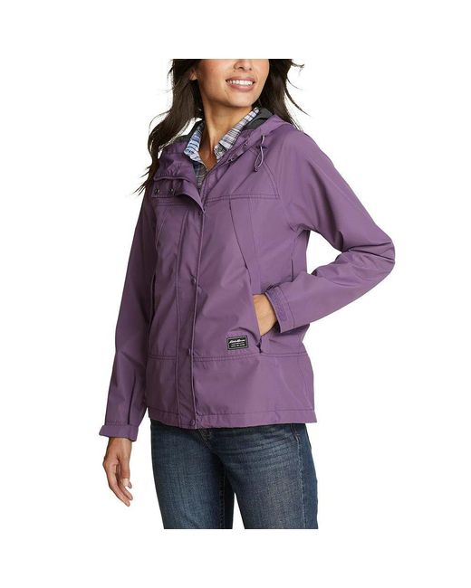 Eddie Bauer Purple Rainfoil Valley Jacket