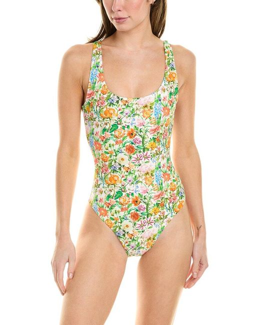 Onia Green Scoop One-piece