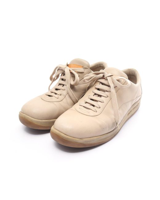 Louis Vuitton Natural Sneakers Leather Beige