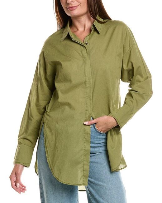 XCVI Green Ellard Blouse
