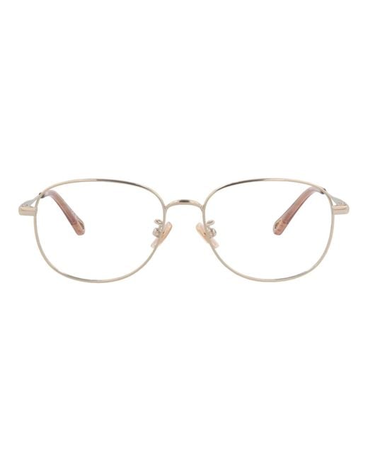 Chloé Multicolor Round-Frame Metal Optical Frames