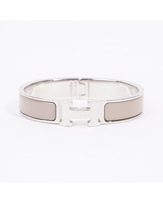Hermès Metallic Clic H Bracelet Enamel Pm