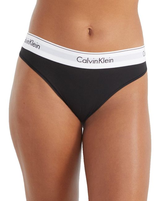 Calvin Klein Black Modern Cotton Bikini