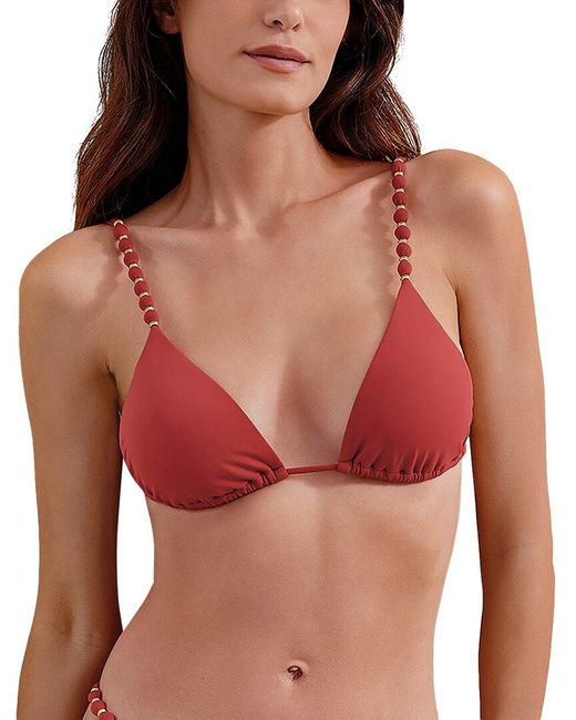 ViX Red Beads Tri Parallel Top