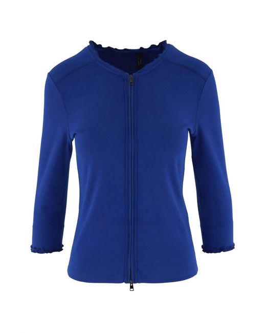 Marc Cain Cotton Sports Vest in Cobalt Blue (Blue) Lyst