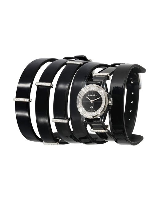 Chanel Black J-12 H4665 Watch
