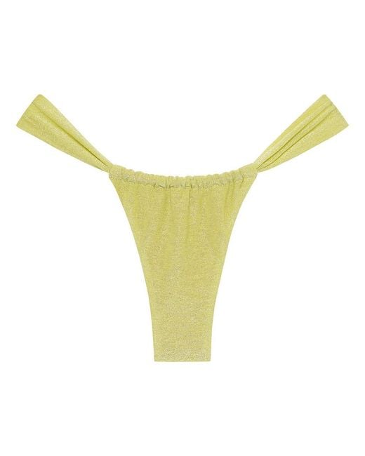 Montce Yellow Limon Sparkle Sandra Bikini Bottom