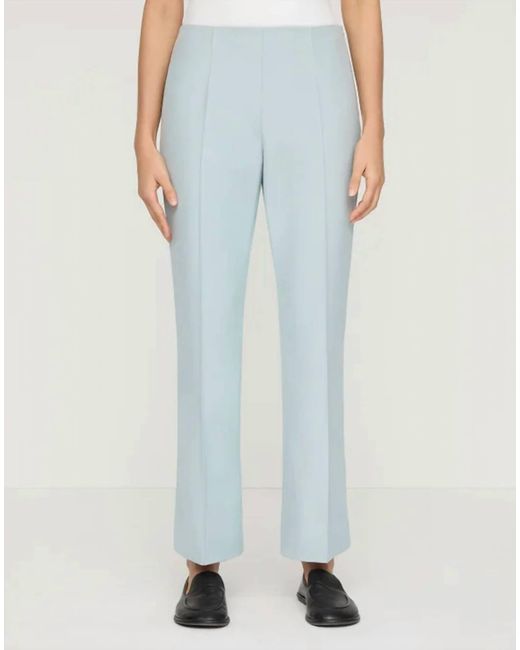 Lafayette 148 New York Blue Techno Stretch Twill Vesey Flare Pants