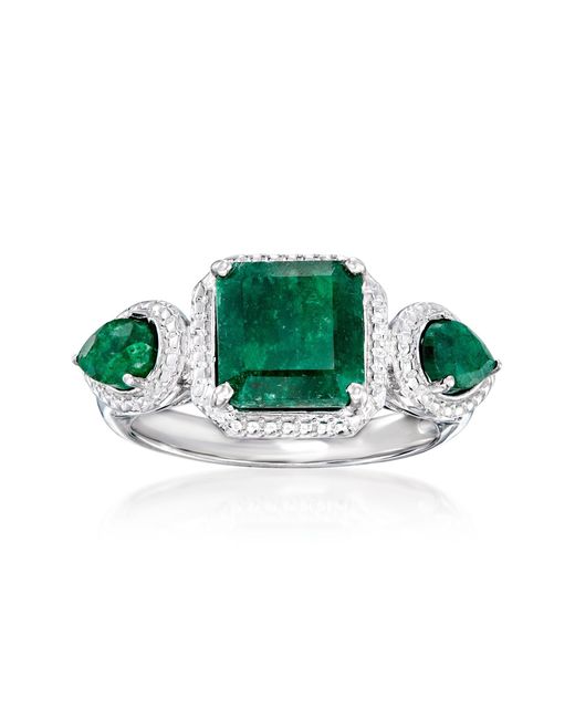 Ross-Simons Green Emerald Ring