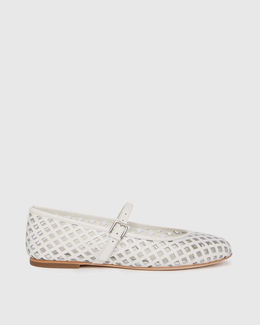 PAIGE White Jaden Flat