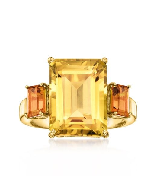 Ross-Simons Yellow Citrine Ring