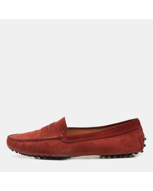 Tod\'s Men\'s Red Loafers -Ferrari New Tod main image 4