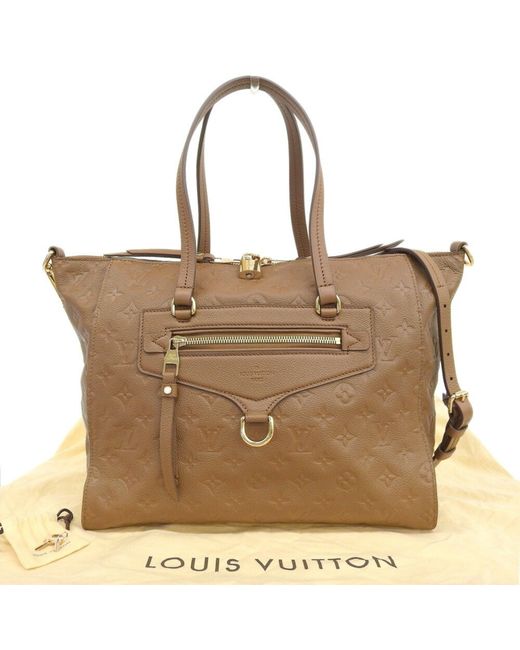 Louis Vuitton Metallic Lumineuse Leather Tote Bag (pre-owned)