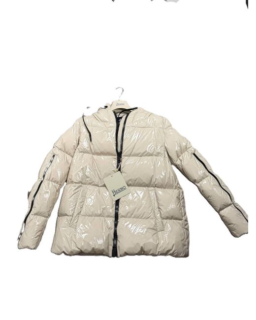 Herno Natural Hooded Puffer Jacket