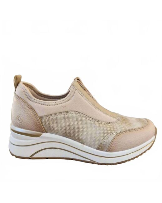 Remonte Gray Wedge Sneaker