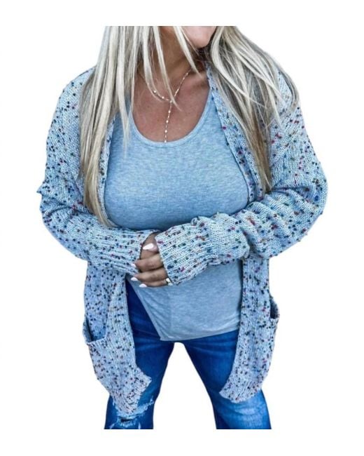 Blakeley Blue Miley Dot Cardigan