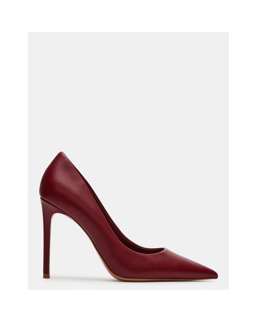 Steve Madden Red Thrive Wine Leather