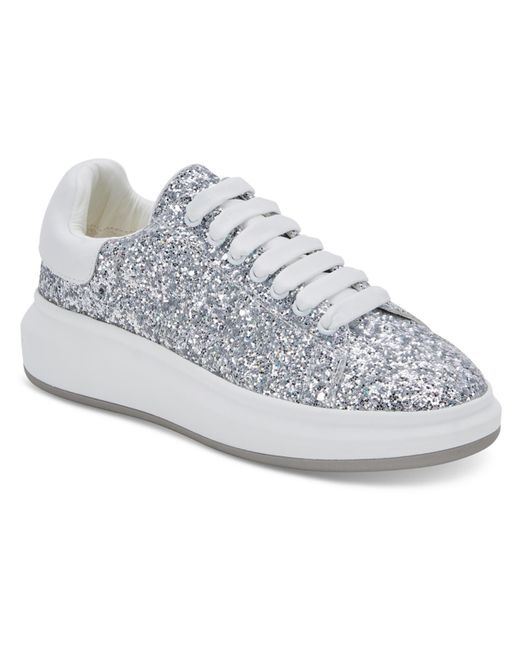 Blondo Gray Diva Leather Casual And Fashion Sneakers